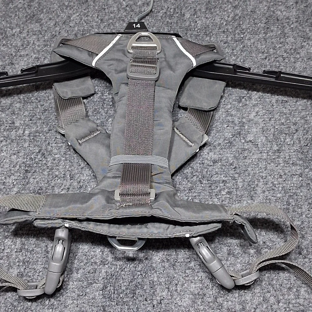 Petnova‎ Dog Harness Medium Color Gray and Silver